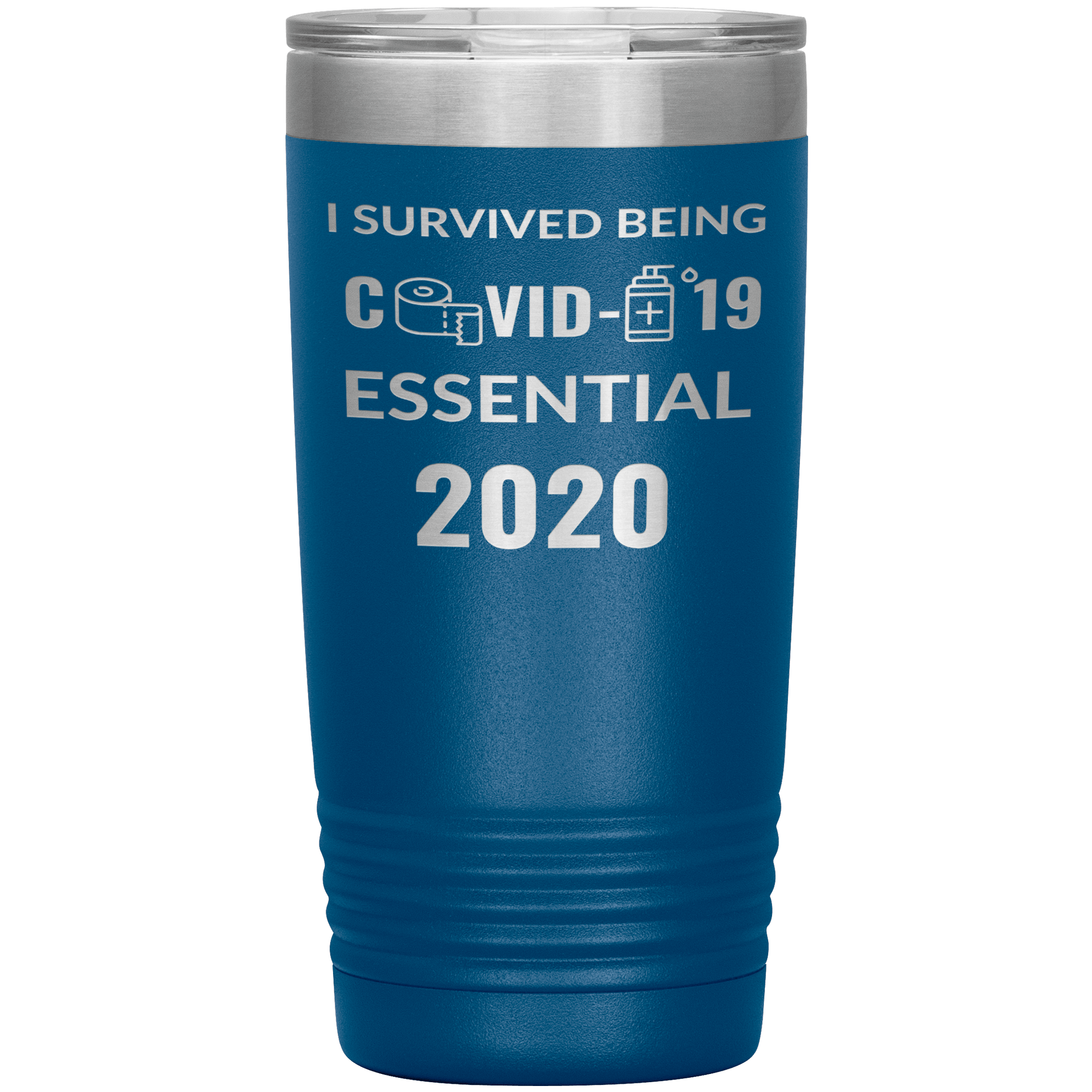 "I SURVIVED COVID-19 ESSENTIAL 2020"TUMBLER