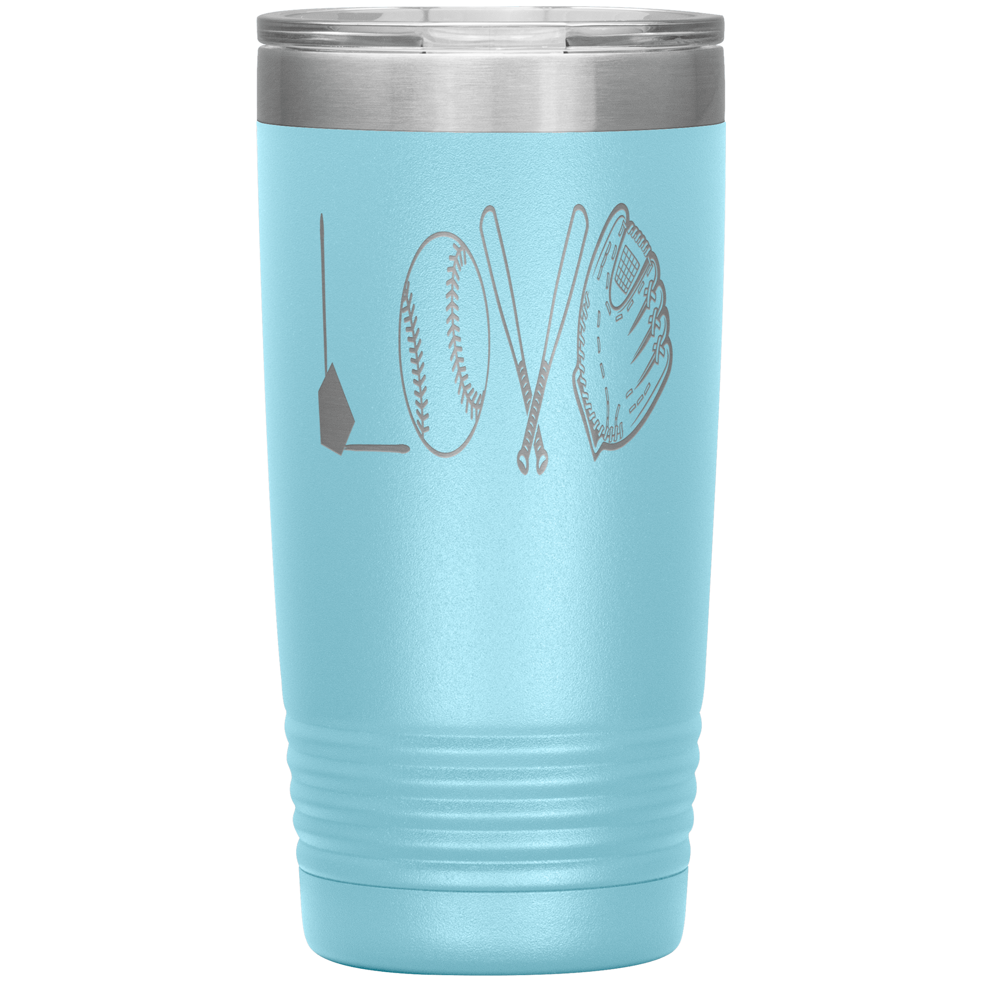 "LOVE BASEBALL" Tumbler