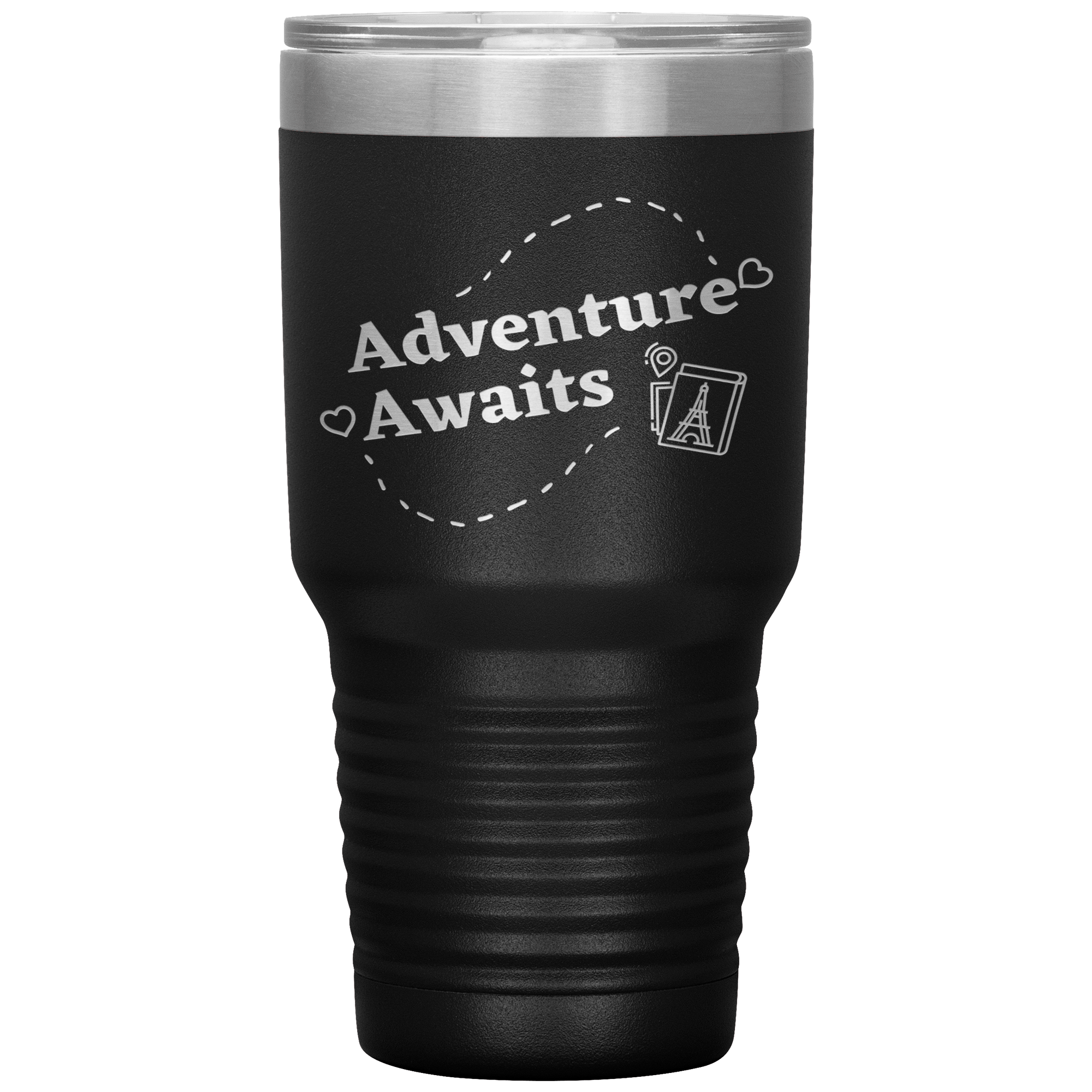 "ADVENTURE AWAITS"Tumbler