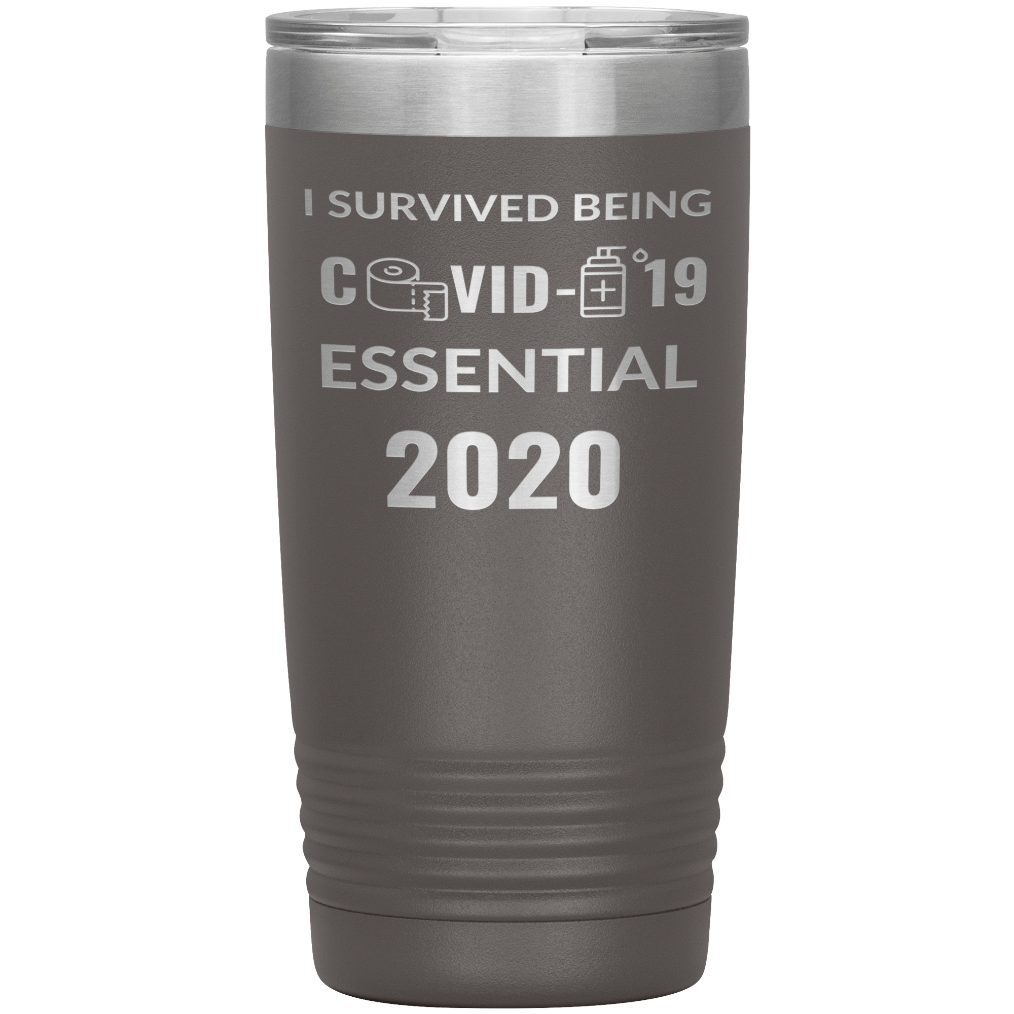 "I SURVIVED COVID-19 ESSENTIAL 2020"TUMBLER