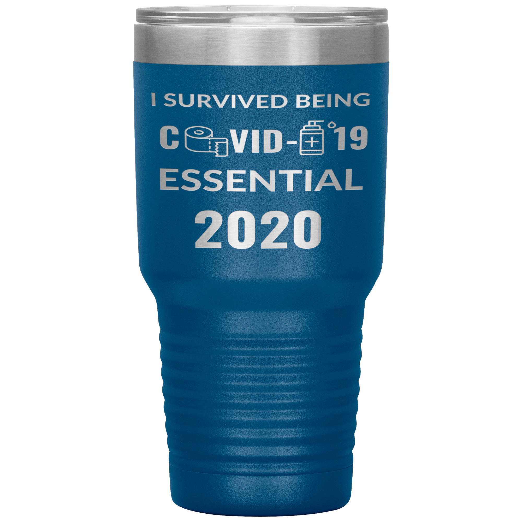 "I SURVIVED COVID-19 ESSENTIAL 2020"TUMBLER