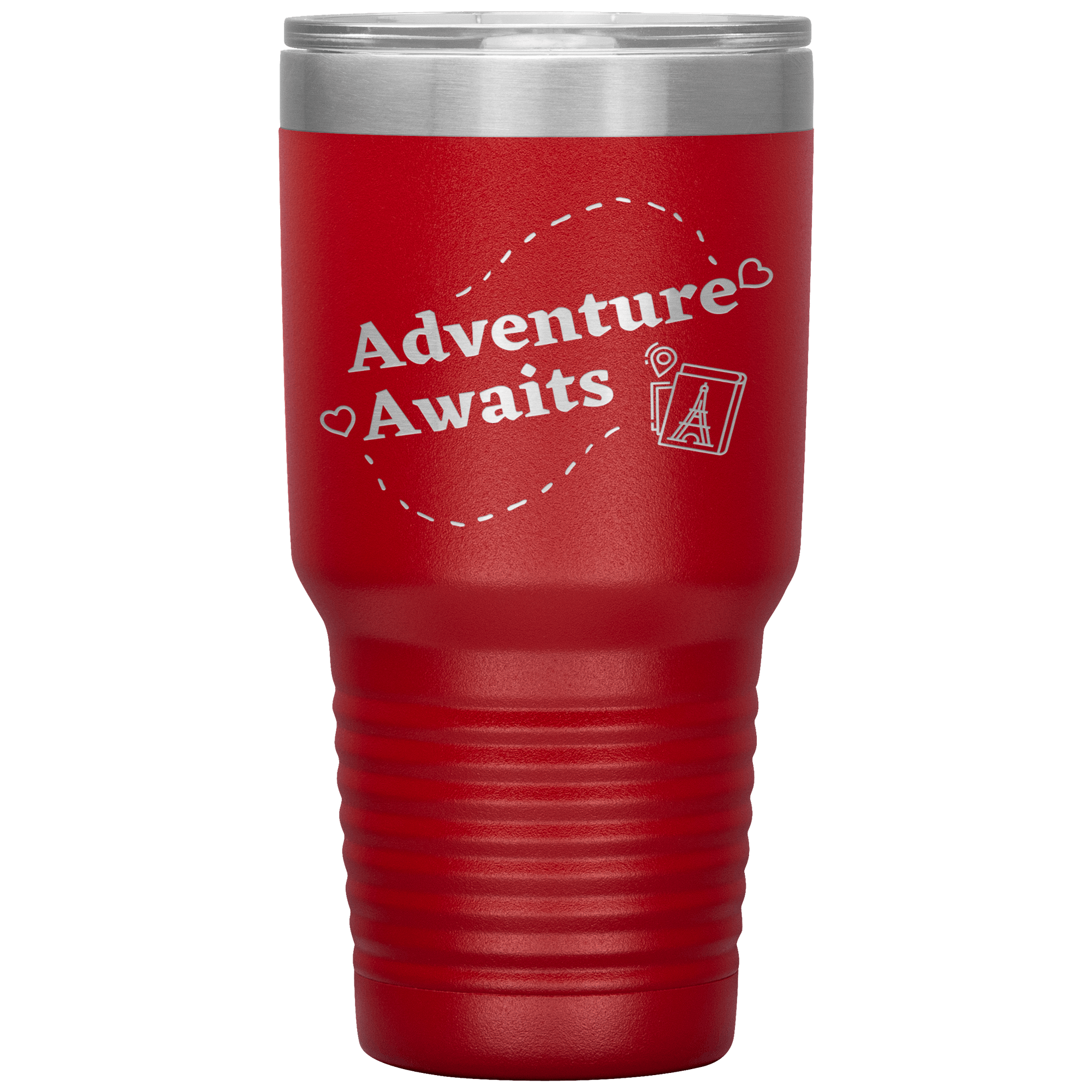 "ADVENTURE AWAITS"Tumbler