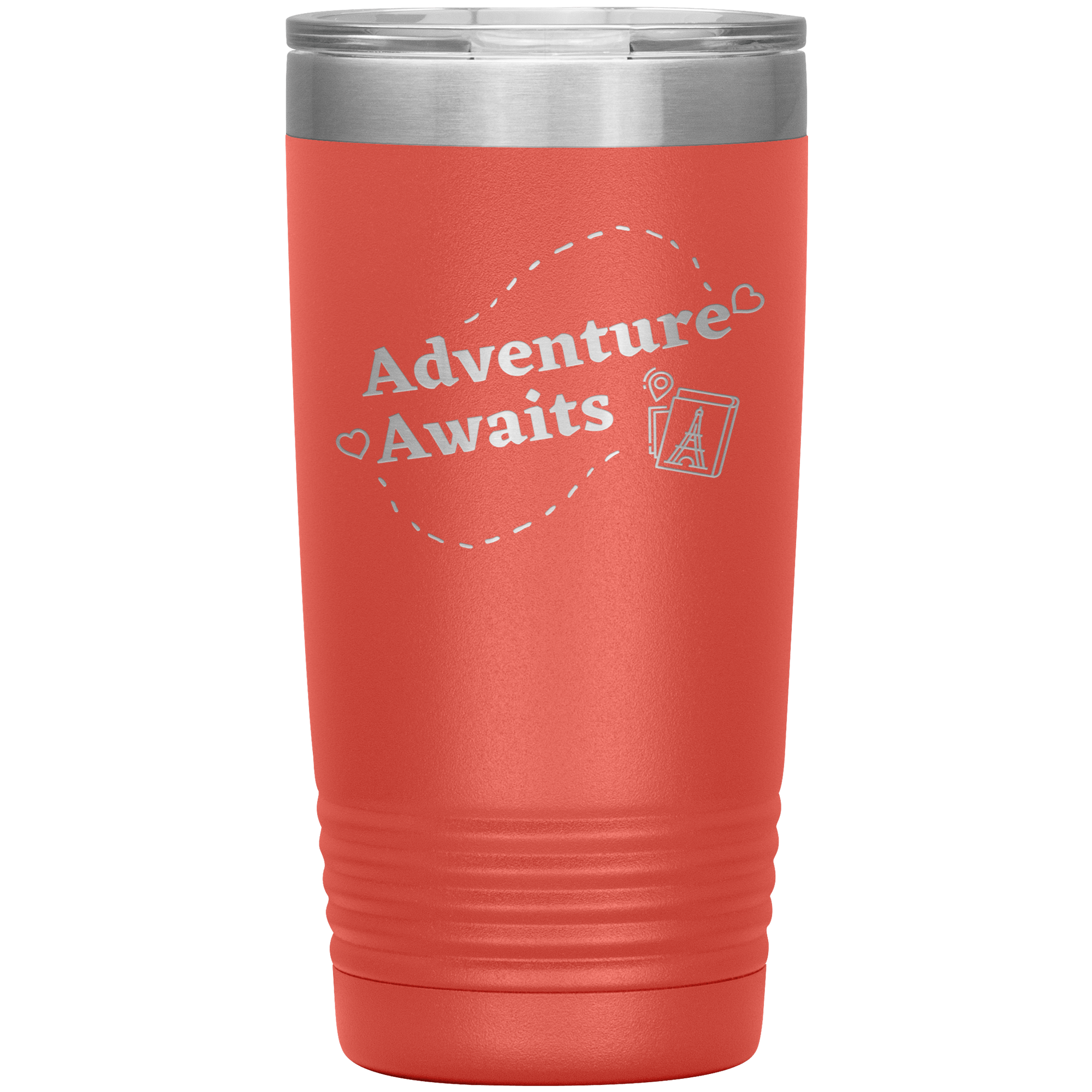 "ADVENTURE AWAITS"Tumbler