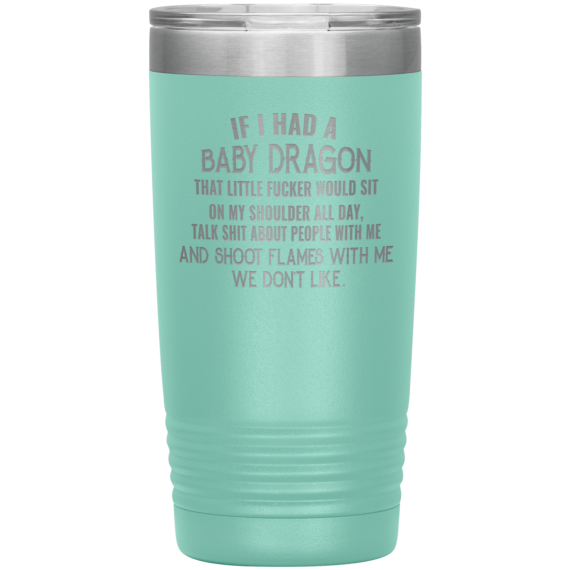 "IF I HAD A BABY DRAGON"TUMBLER