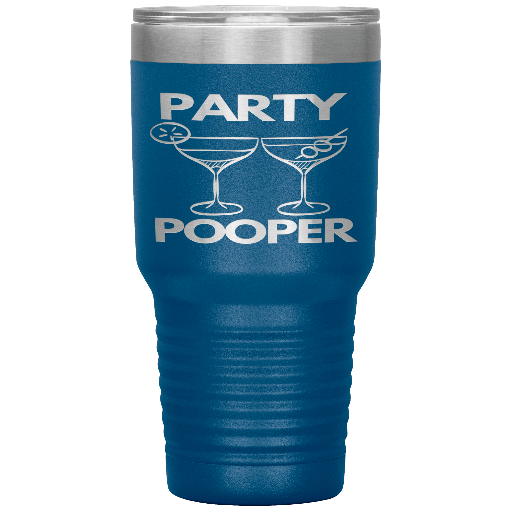 "PARTY POOPER"TUMBLER