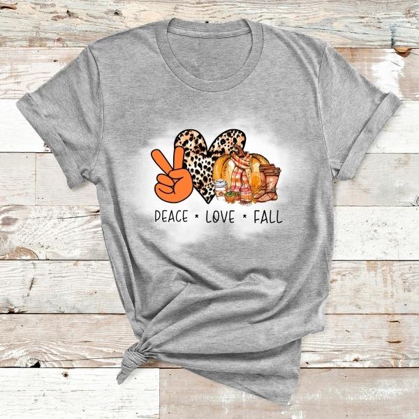 "PEACE LOVE FALL"