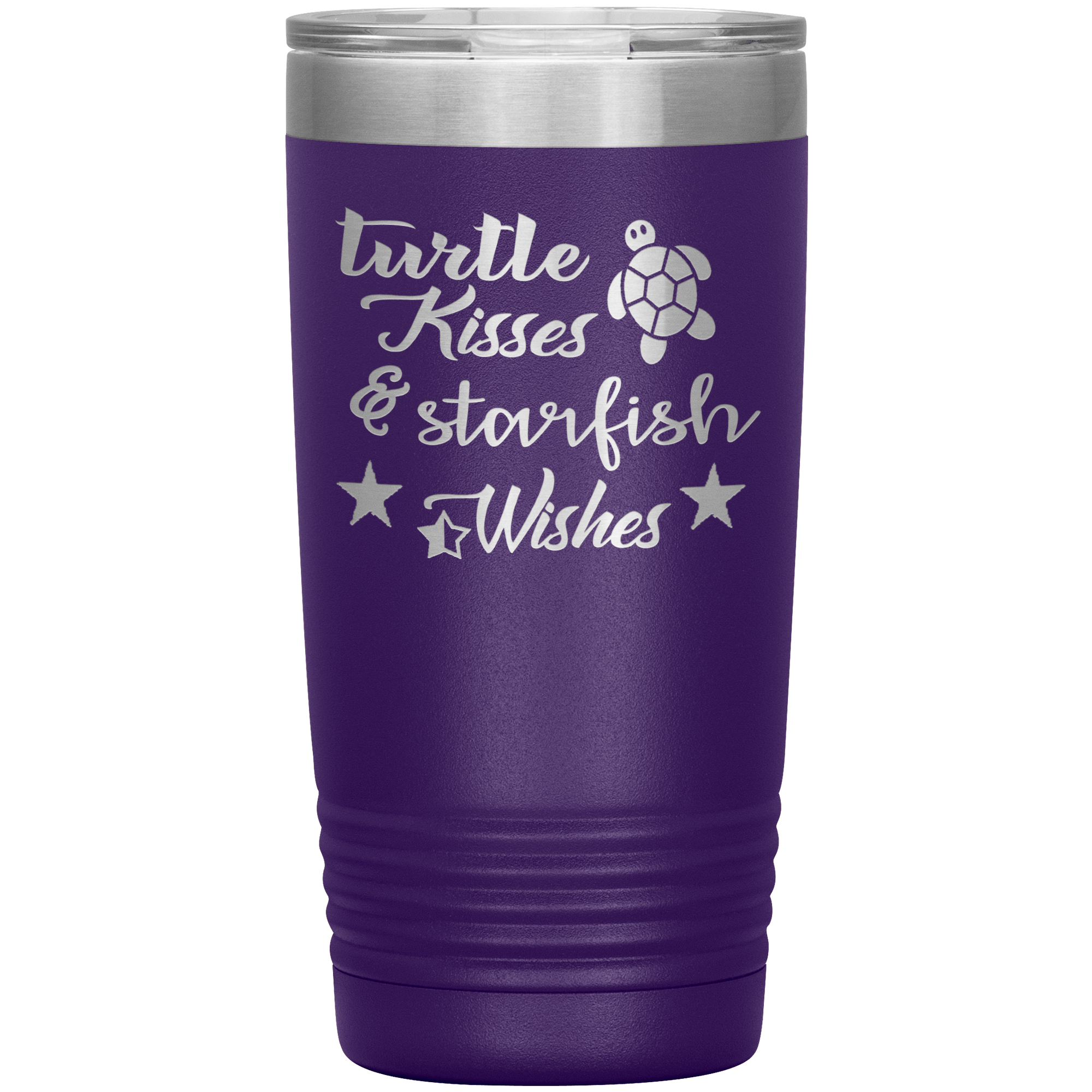 "Turtle kisses & Starfish Wishes" Tumbler