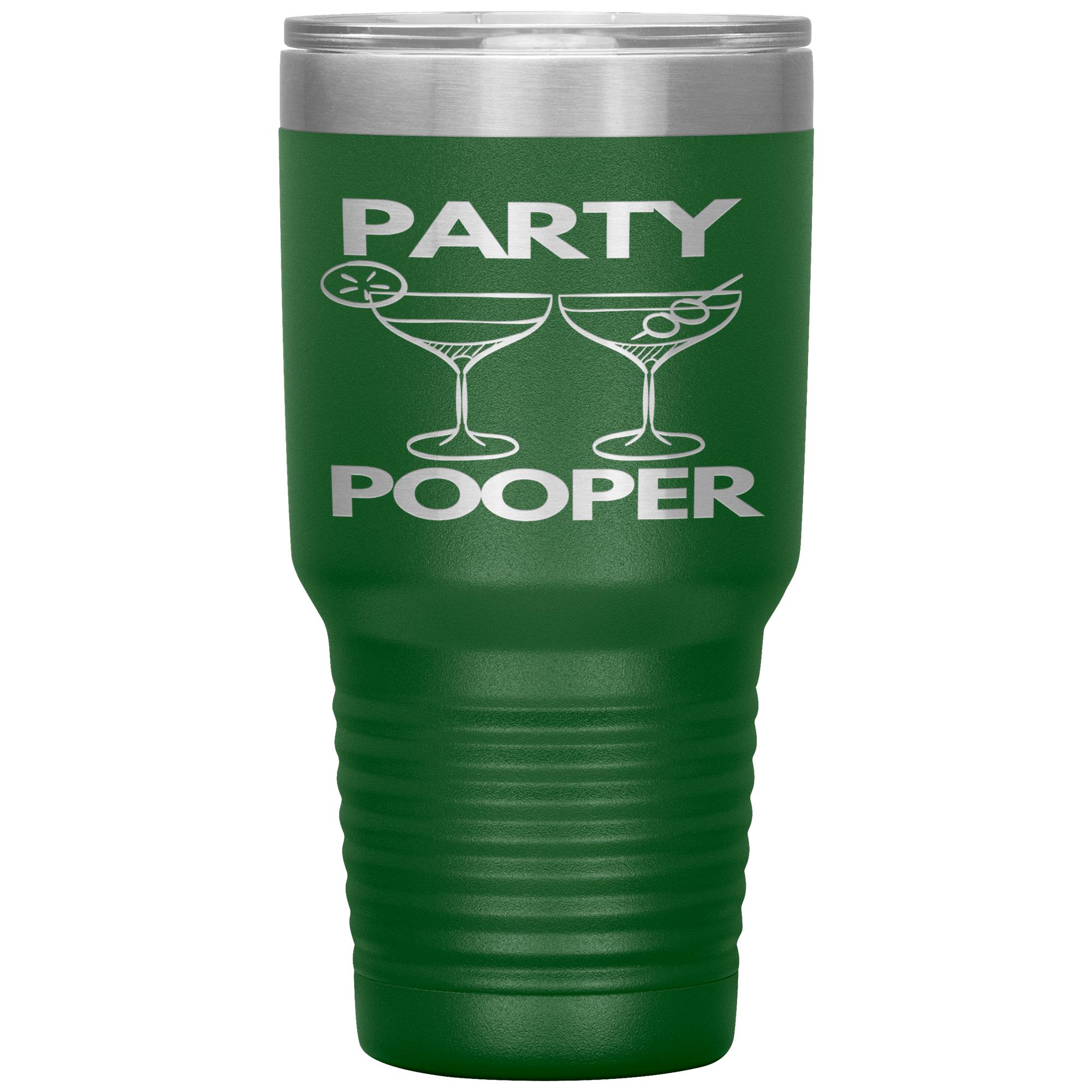 "PARTY POOPER"TUMBLER