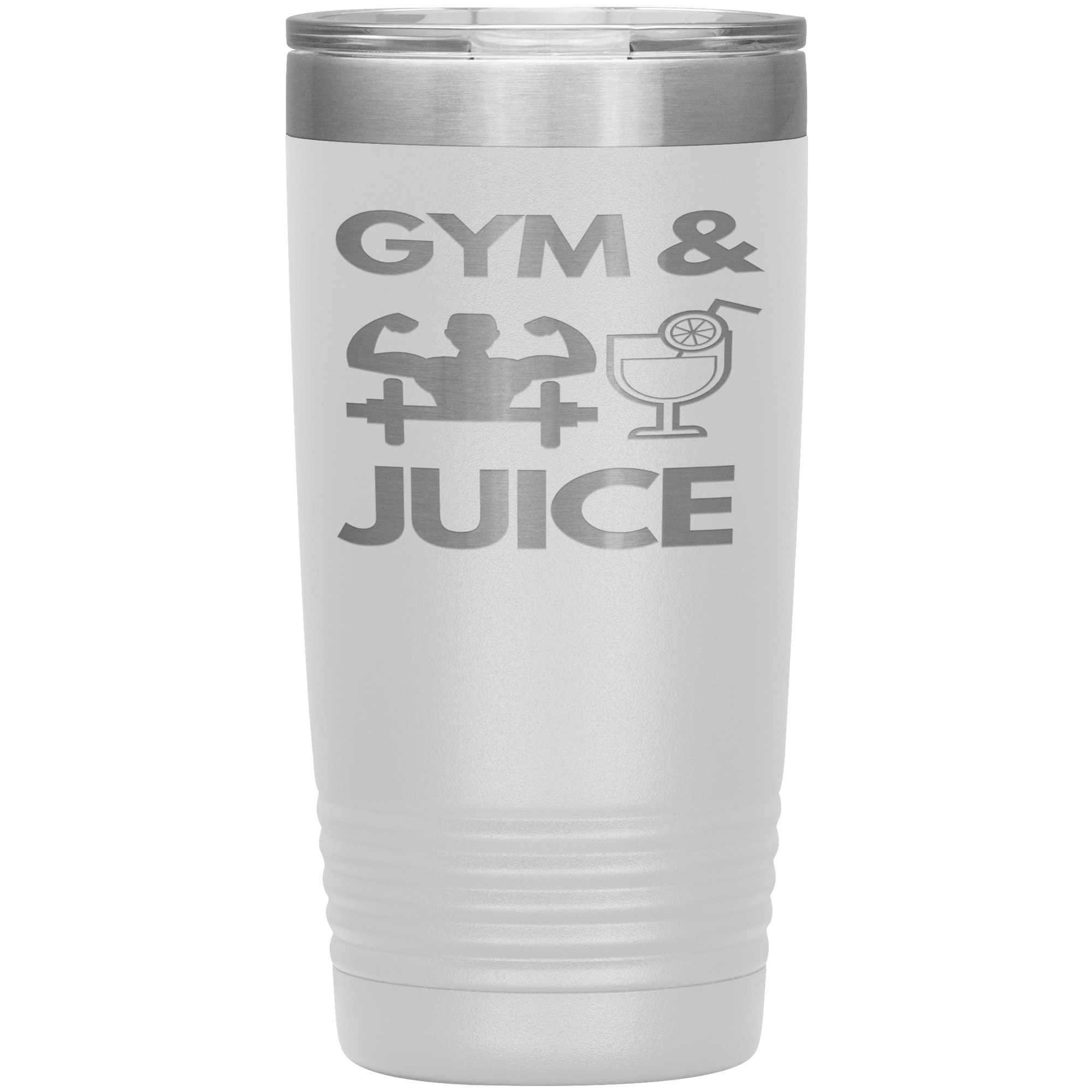 "GYM & JUICE"TUMBLER