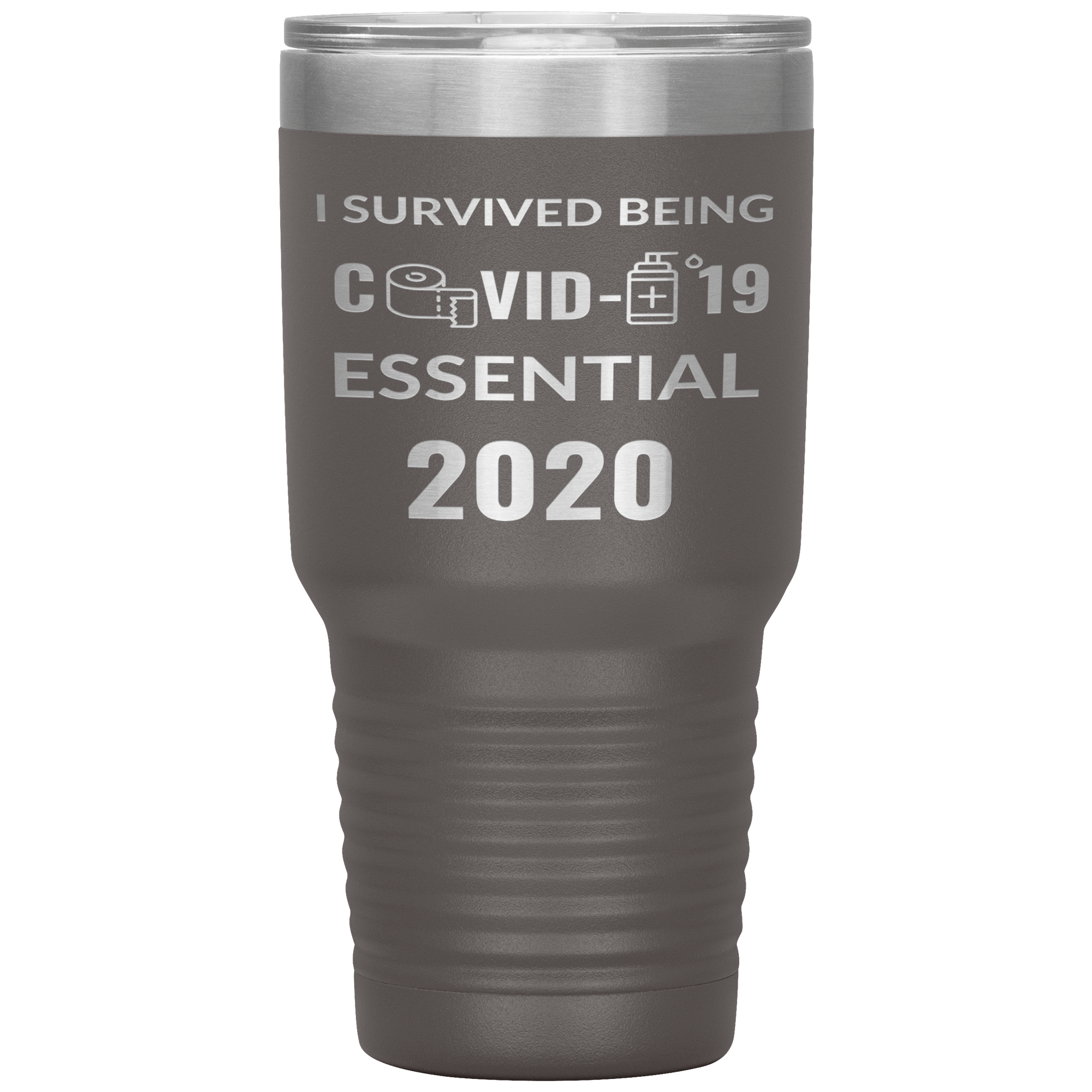 "I SURVIVED COVID-19 ESSENTIAL 2020"TUMBLER