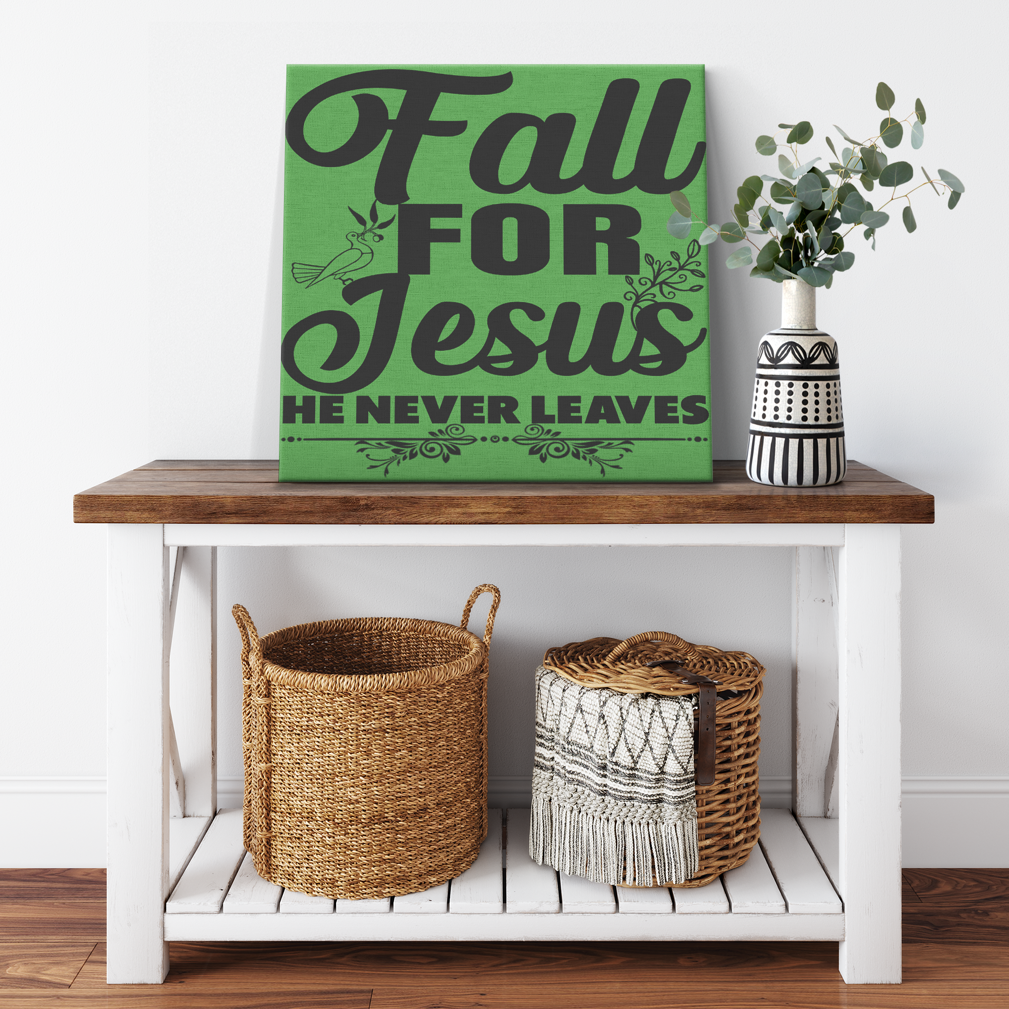 'FALL FOR JESUS' CANVAS