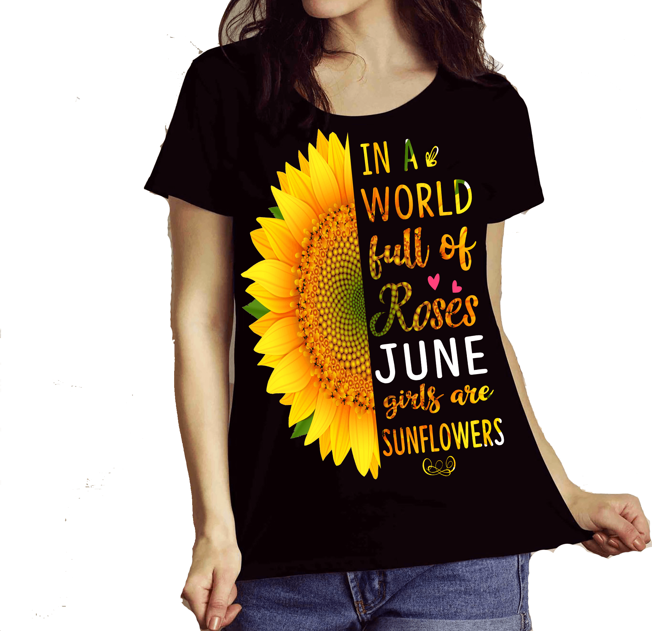 "June Combo (Sunflower And 3 Sides)" Pack of 2 Shirts