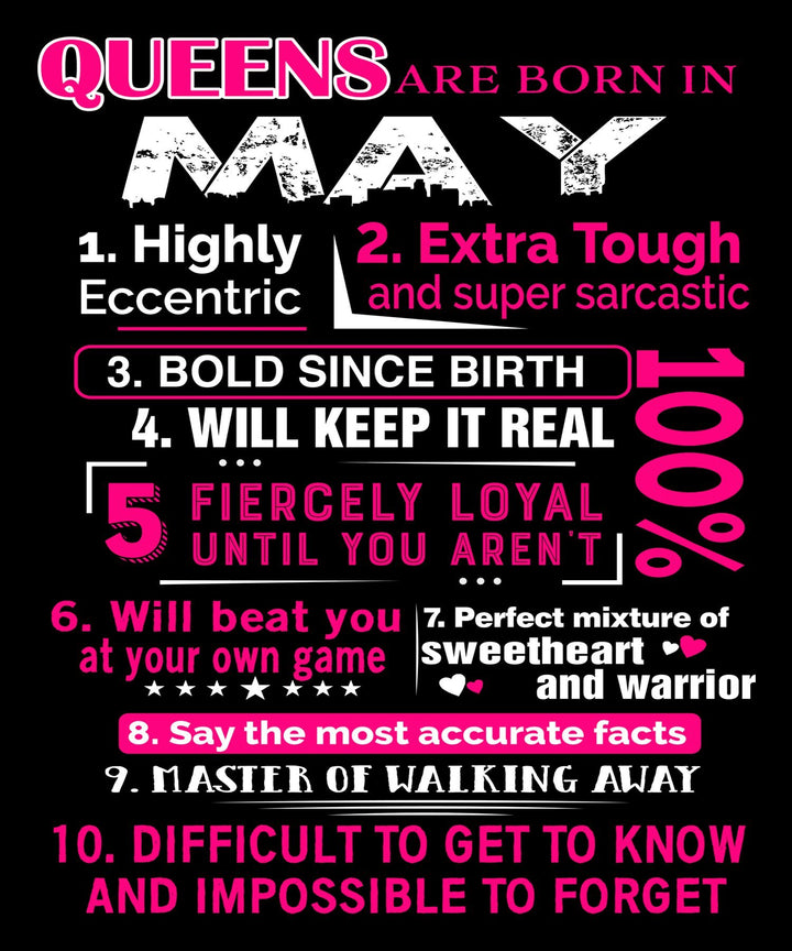 "Queens Are Born In May 10 Reasons"