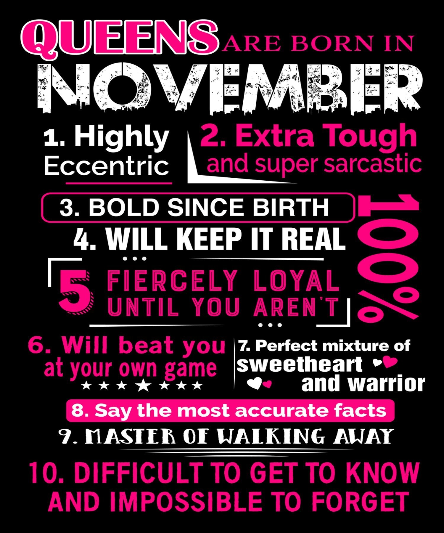 "Queens Are Born In November 10 Reasons"
