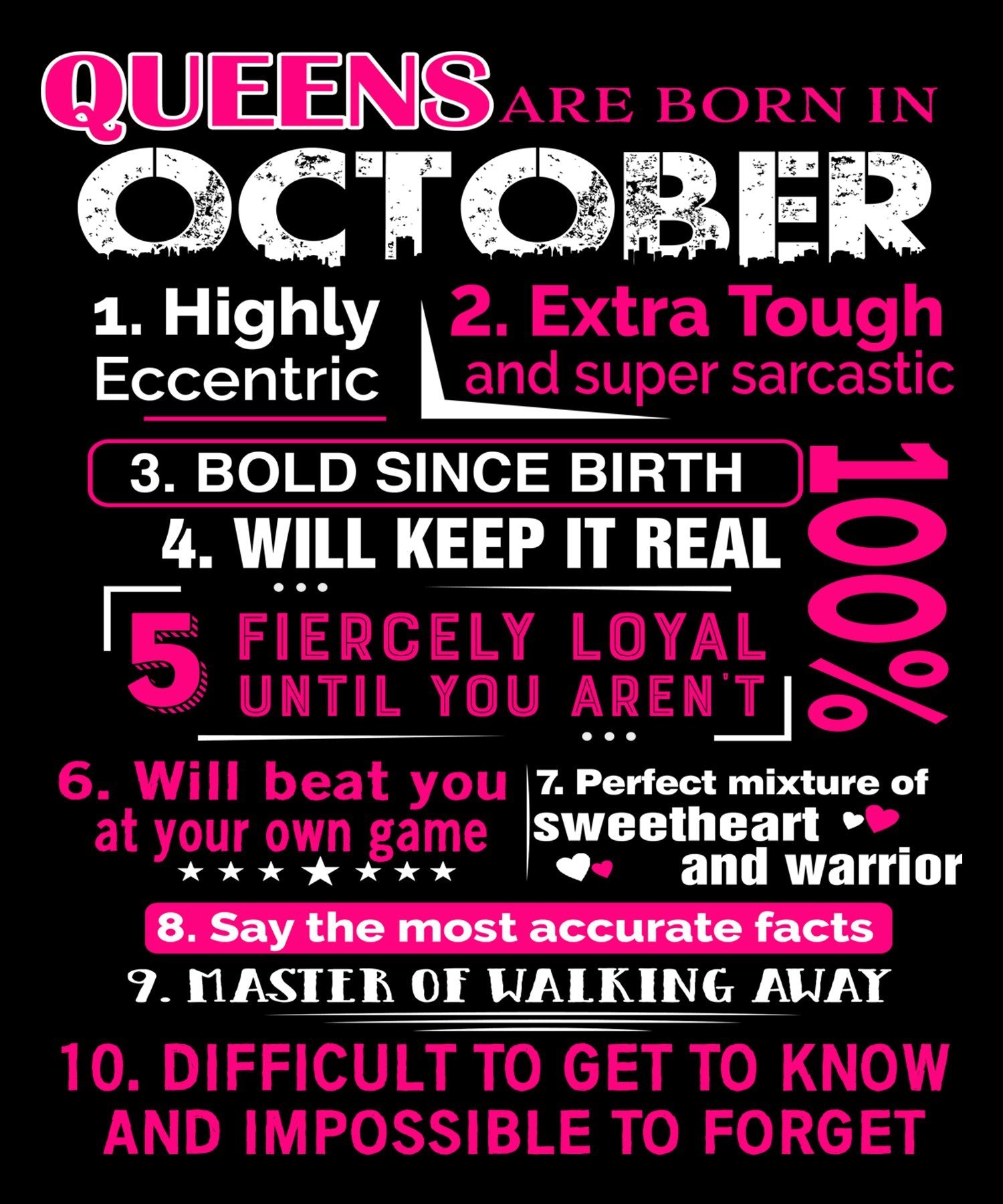 "Queens Are Born In October 10 Reasons"
