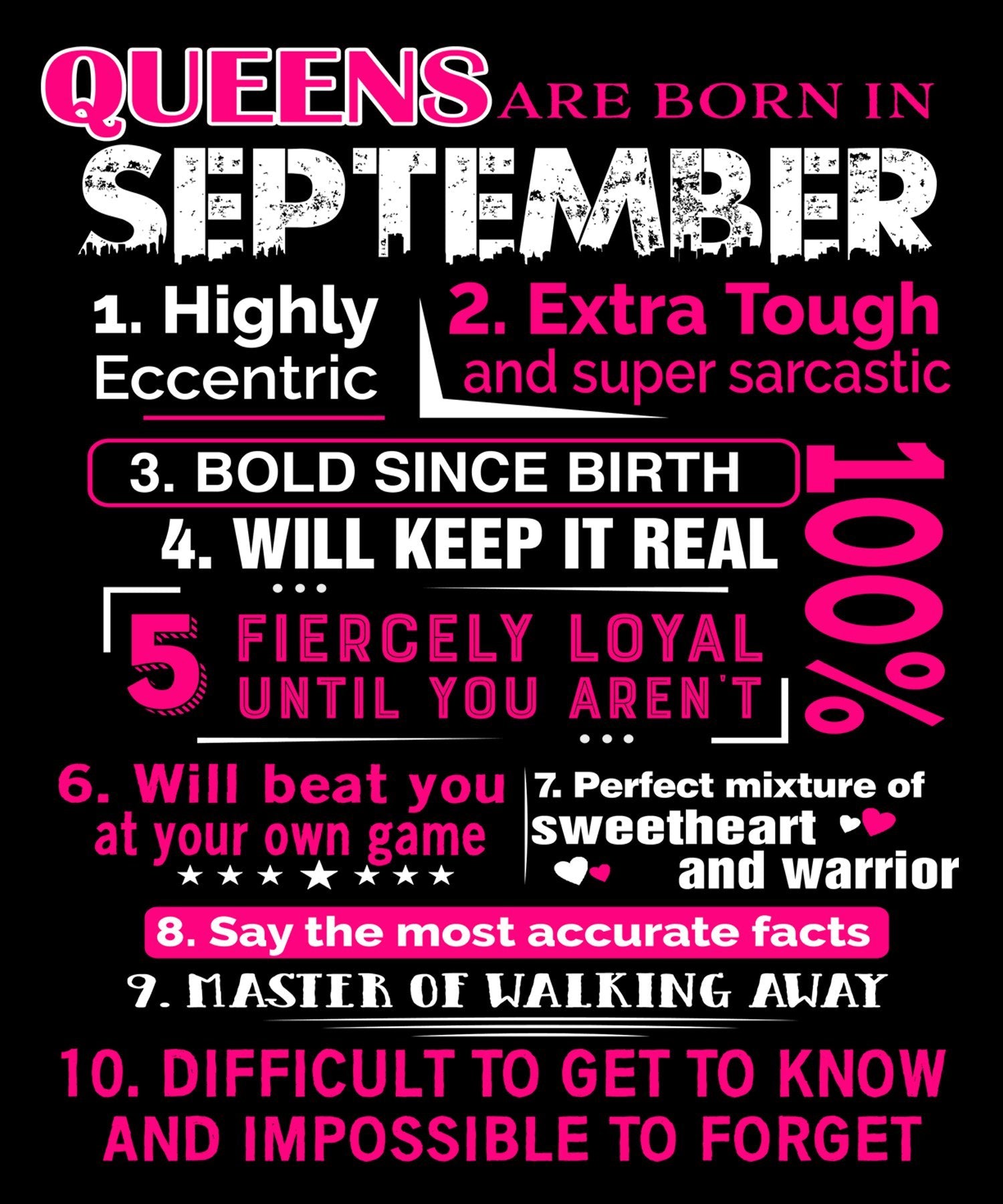 "Queens Are Born In September 10 Reasons"