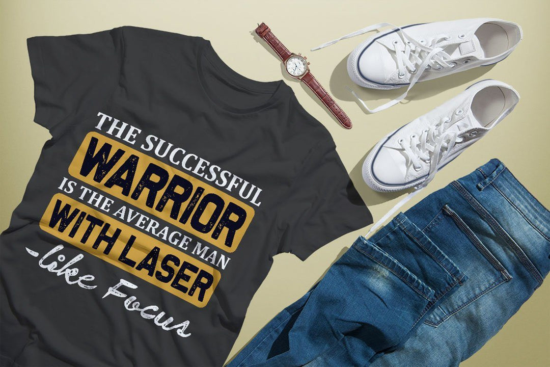 "The successful warrior is the average man with laser- like focus" Motivational