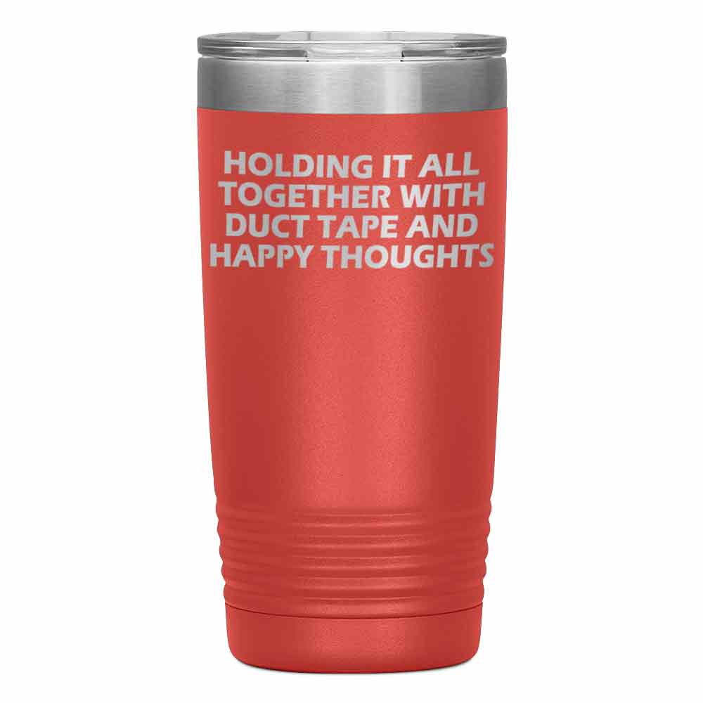 "HAPPY THOUGHTS" Tumbler