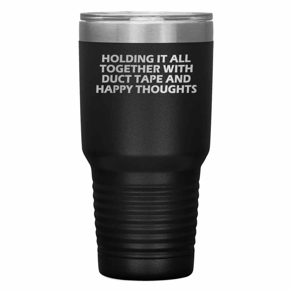 "HAPPY THOUGHTS" Tumbler