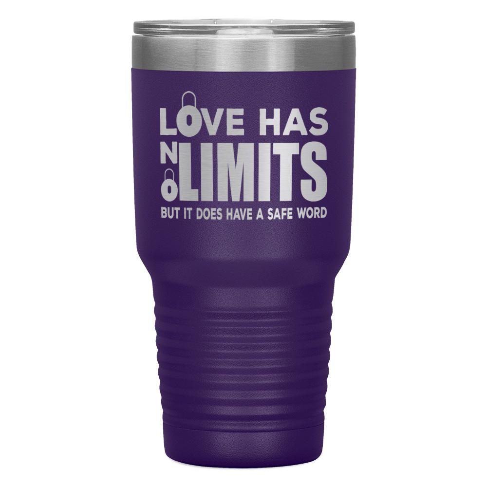 "LOVE HAS NO LIMITS" TUMBLER