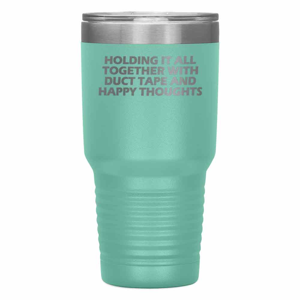 "HAPPY THOUGHTS" Tumbler