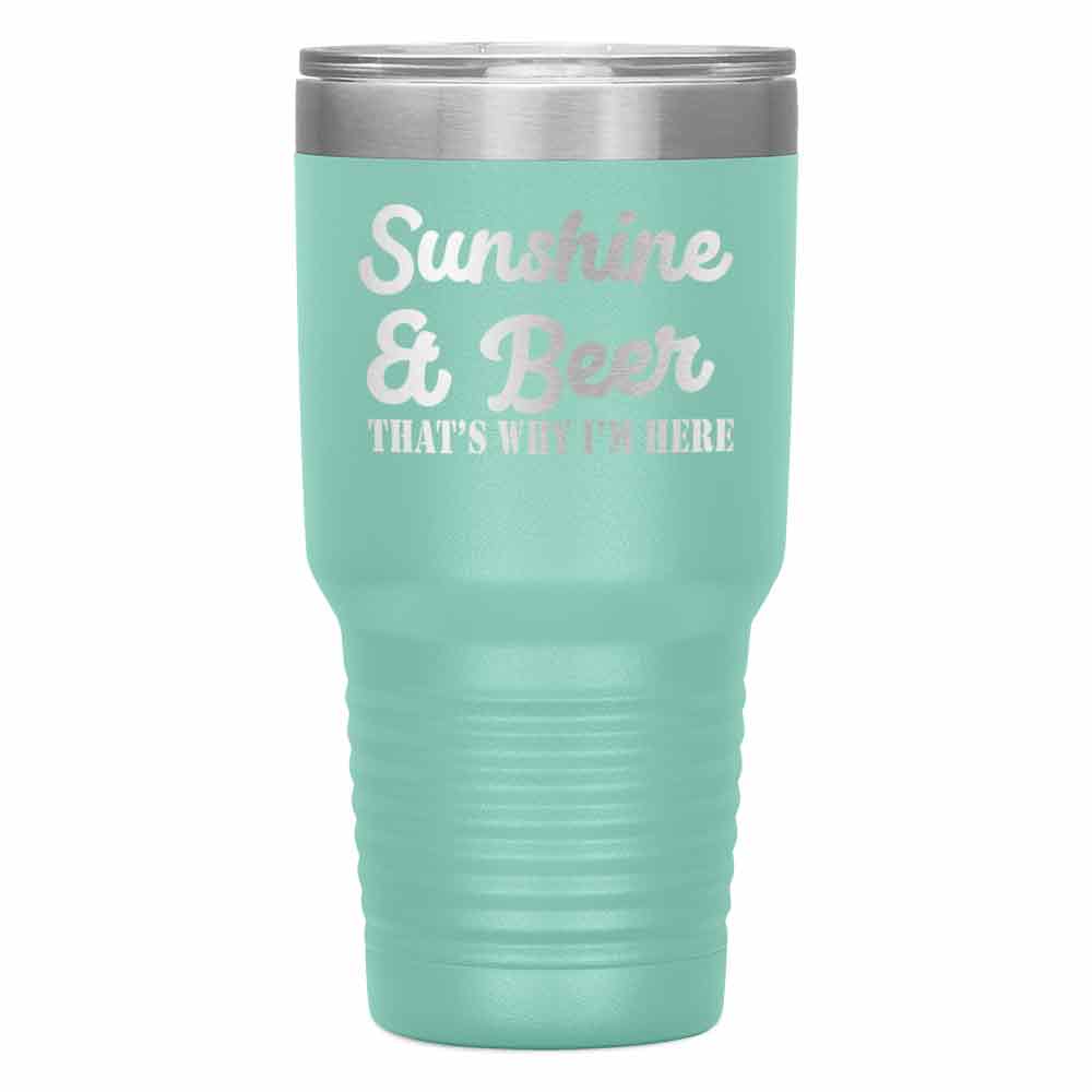 "SUNSHINE & BEER" TUMBLER