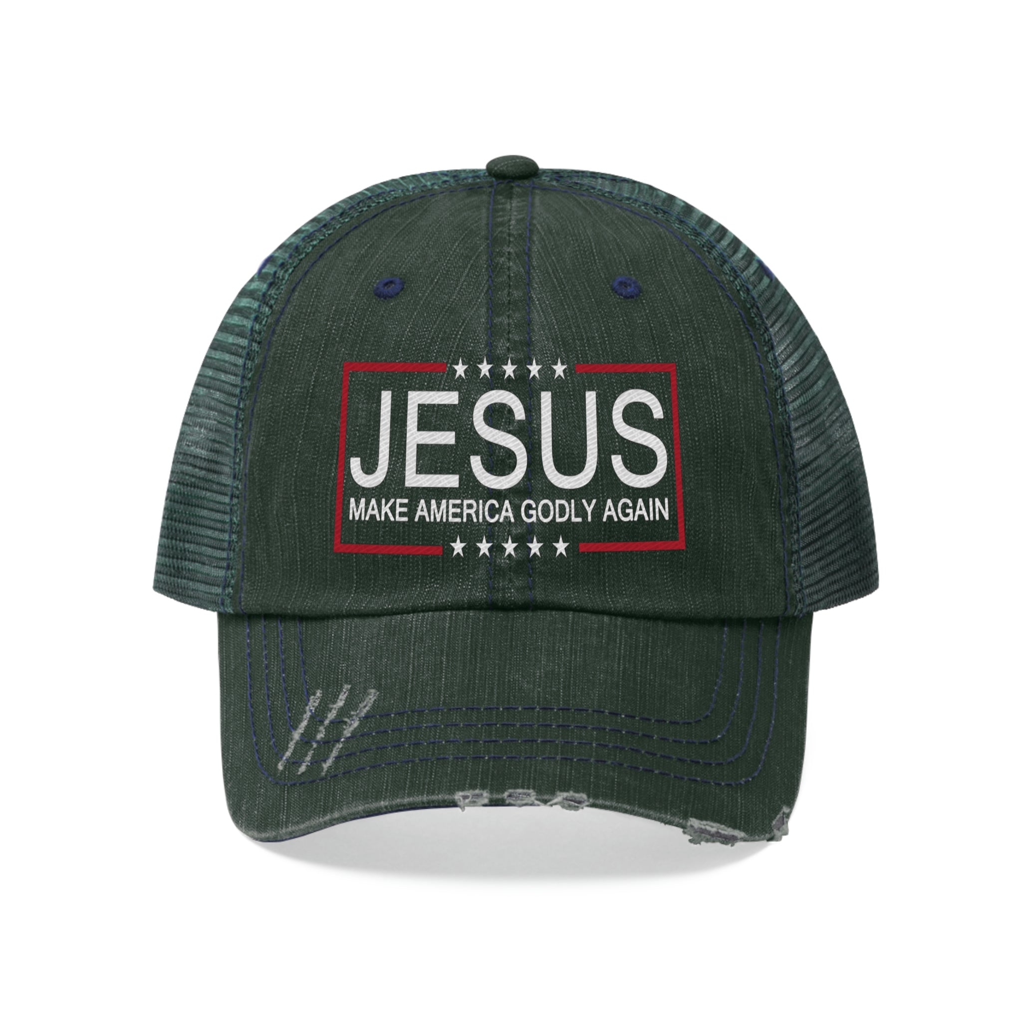 Jesus Make America Godly Again Unisex Trucker Hat