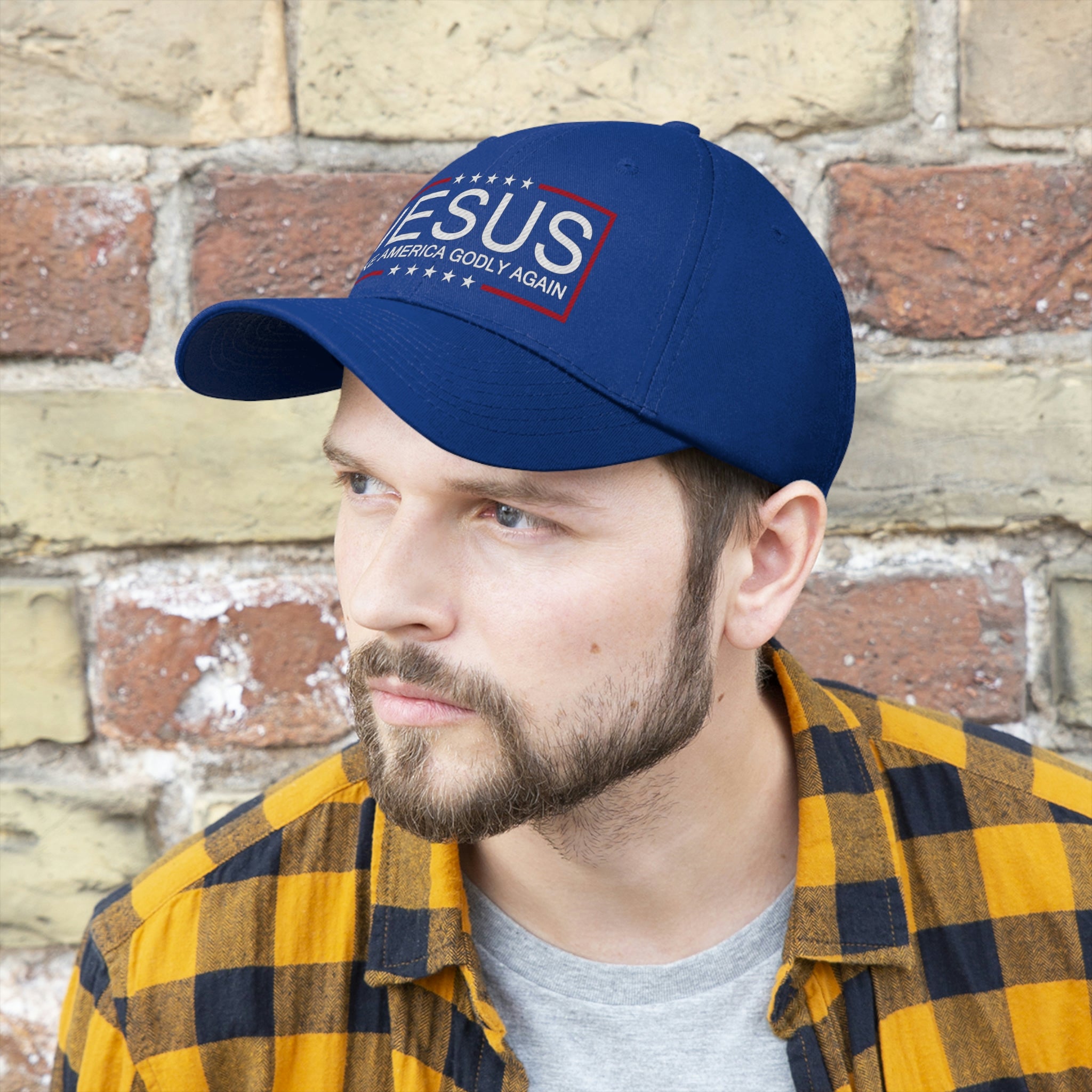 Jesus Make America Godly Again Unisex Twill Hat