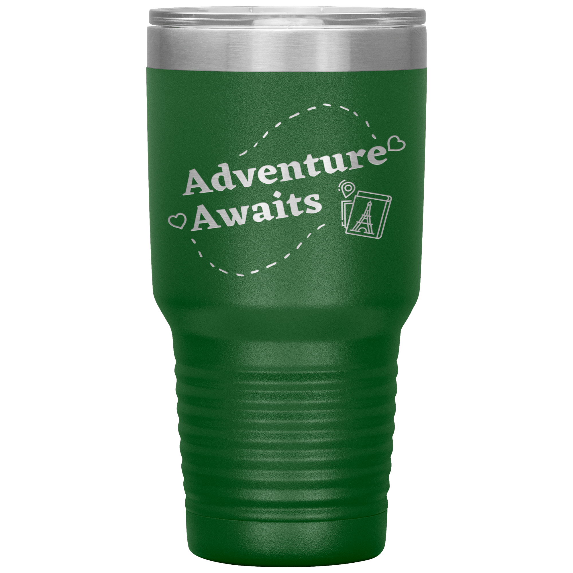 "ADVENTURE AWAITS"Tumbler