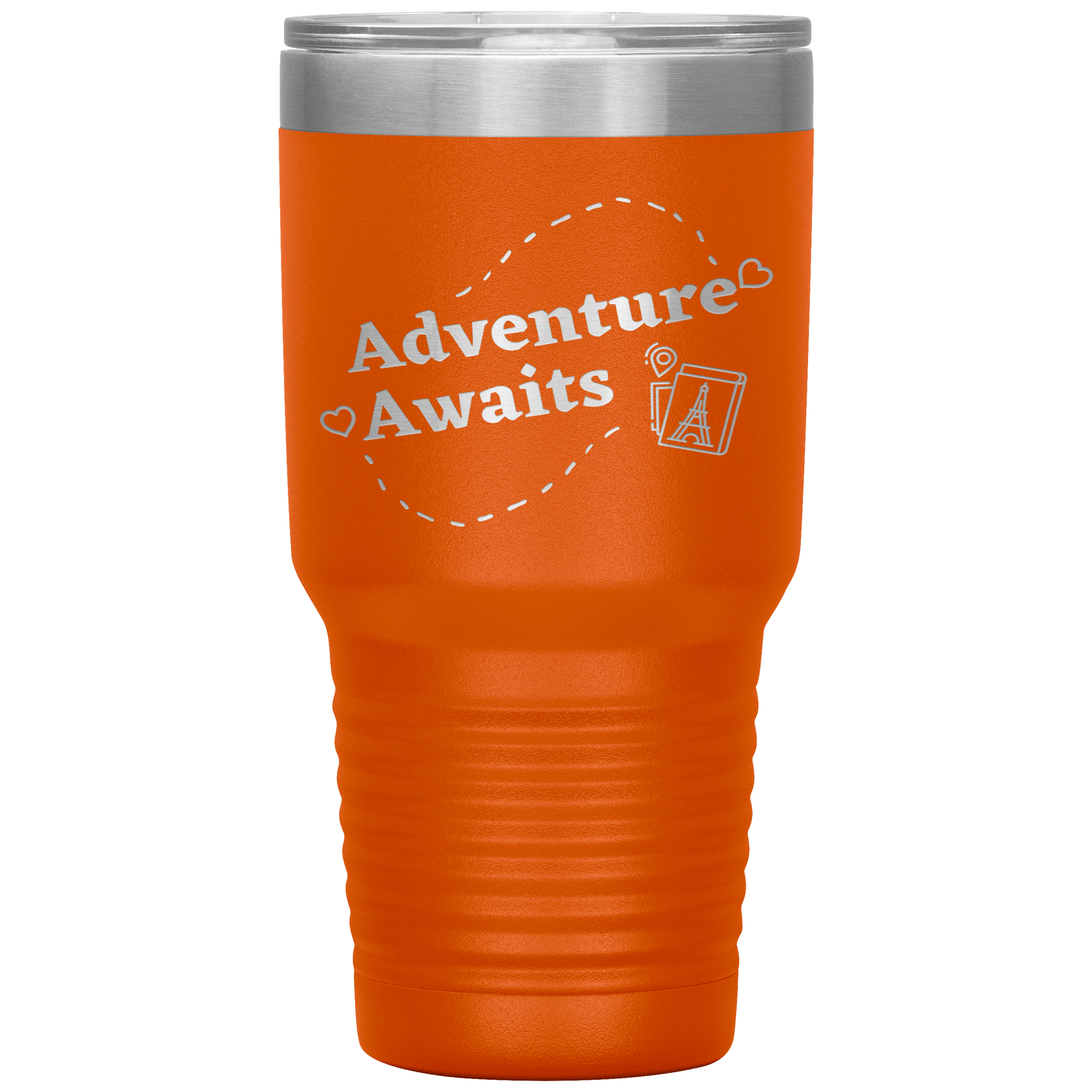 "ADVENTURE AWAITS"Tumbler