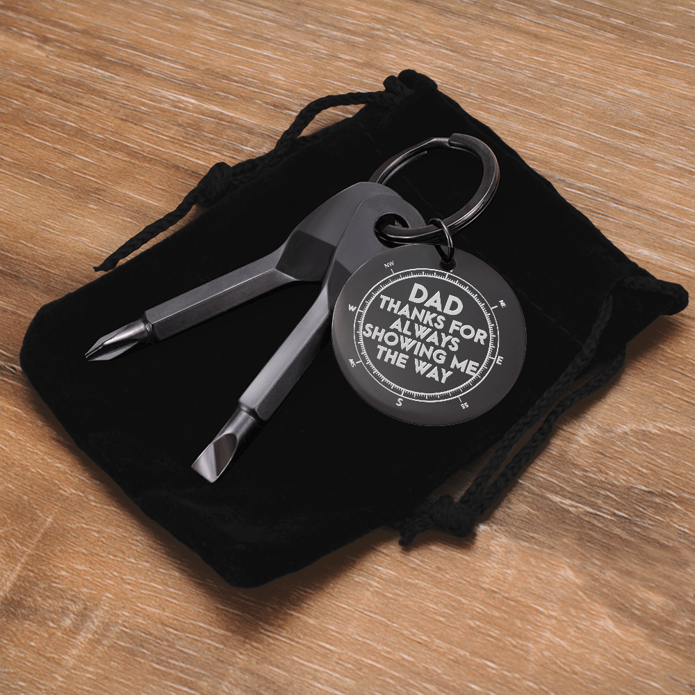 Screwdriver Keychain For Dad