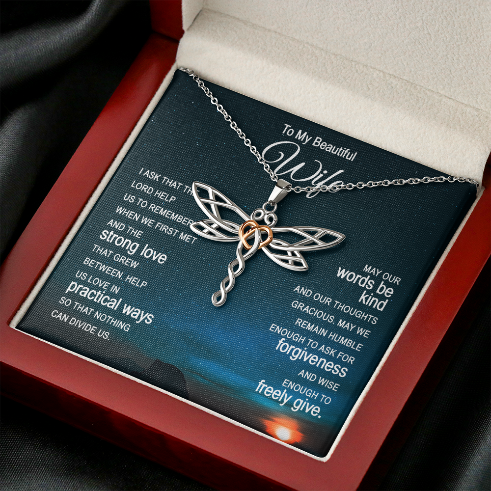 Dragonfly Necklace For Wife