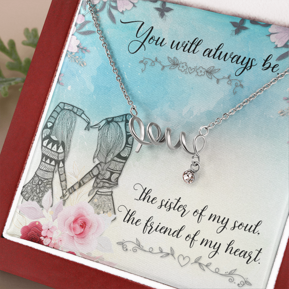 Love Necklace For Sister