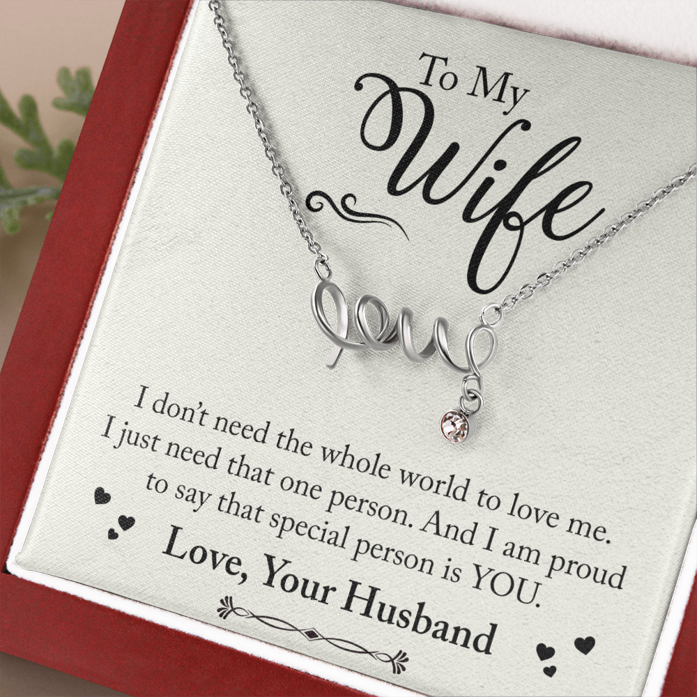 Love Necklace For WIfe