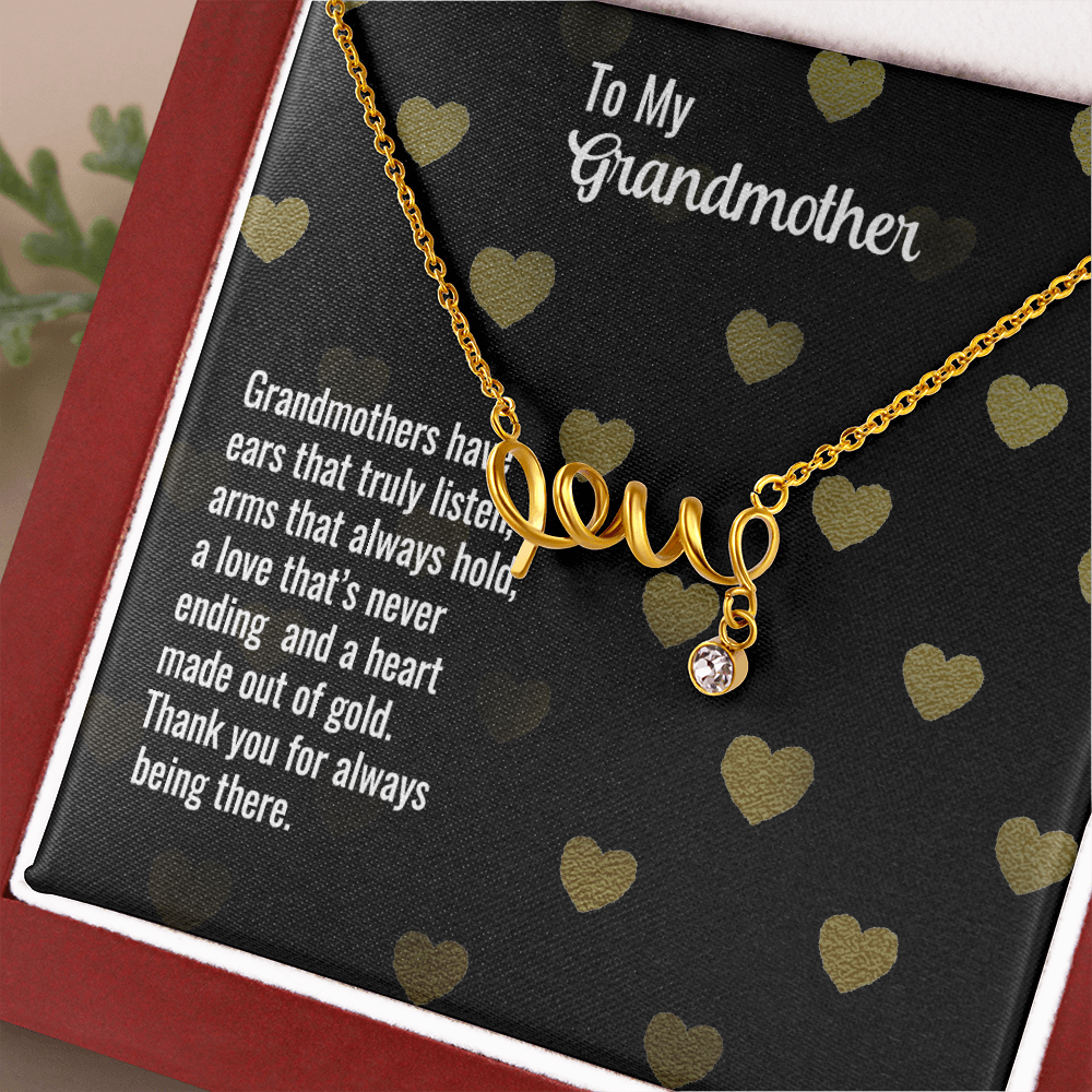 Love Necklace For Grandmother