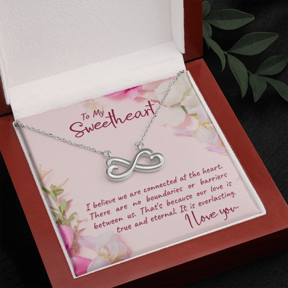 Infinity Heart Necklace For Sweetheart