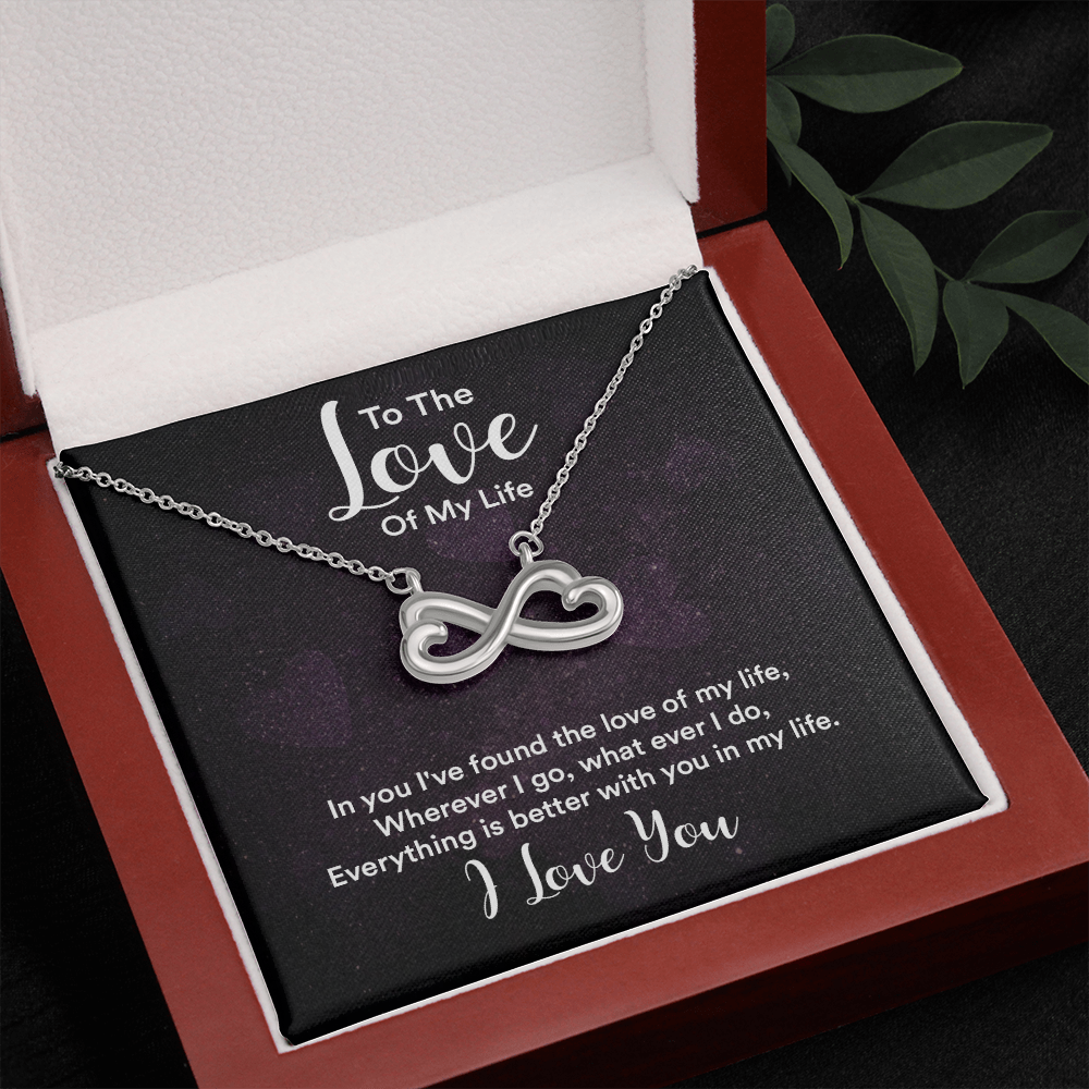 Infinity Heart Necklace For Love of Life