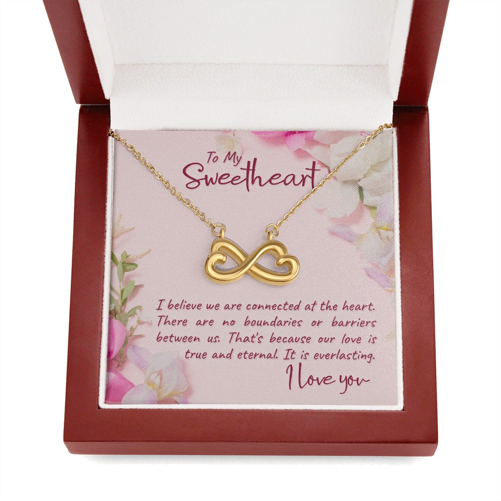 Infinity Heart Necklace For Sweetheart