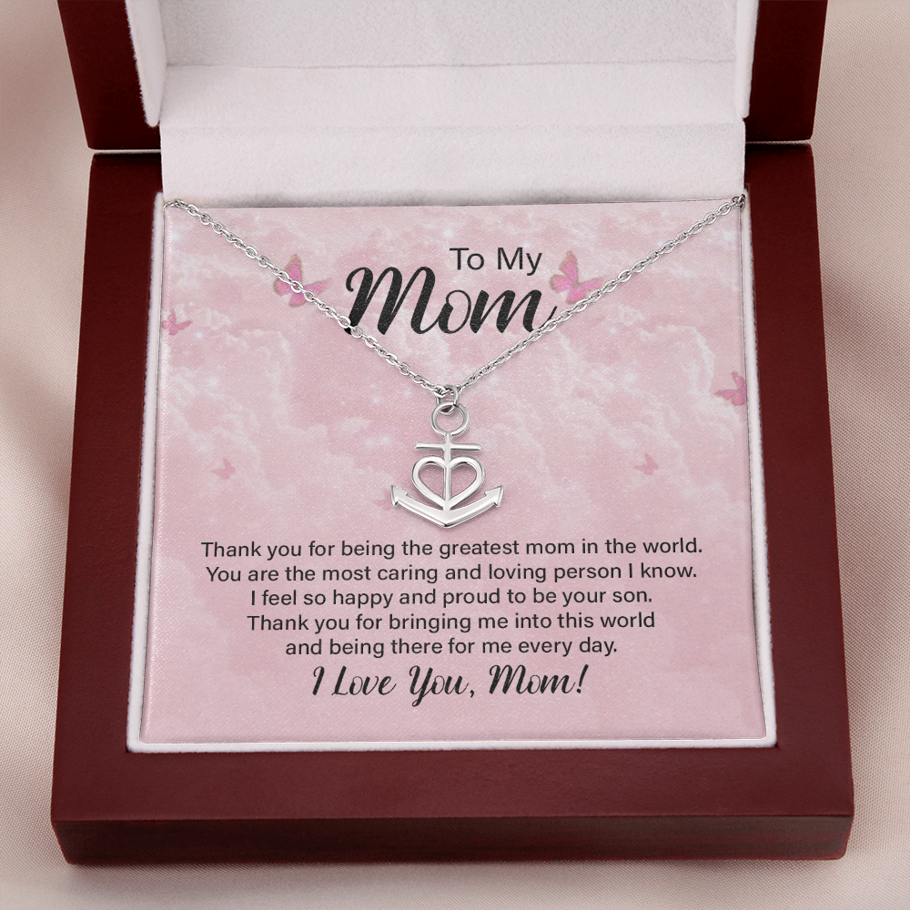 Anchor Necklace For Mom