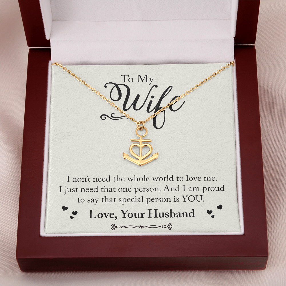 Anchor Necklace For Wife