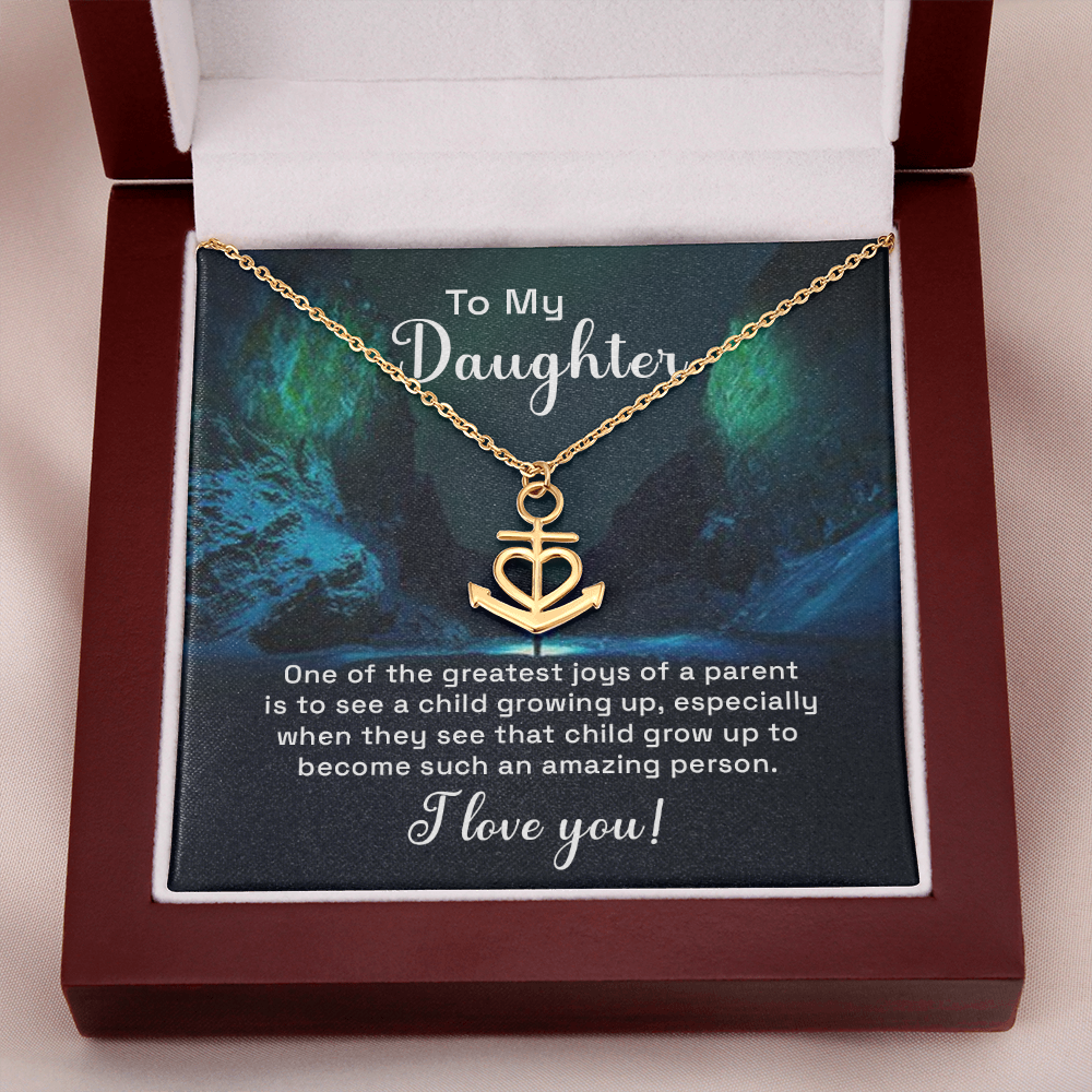 Anchor Necklace For Daughter