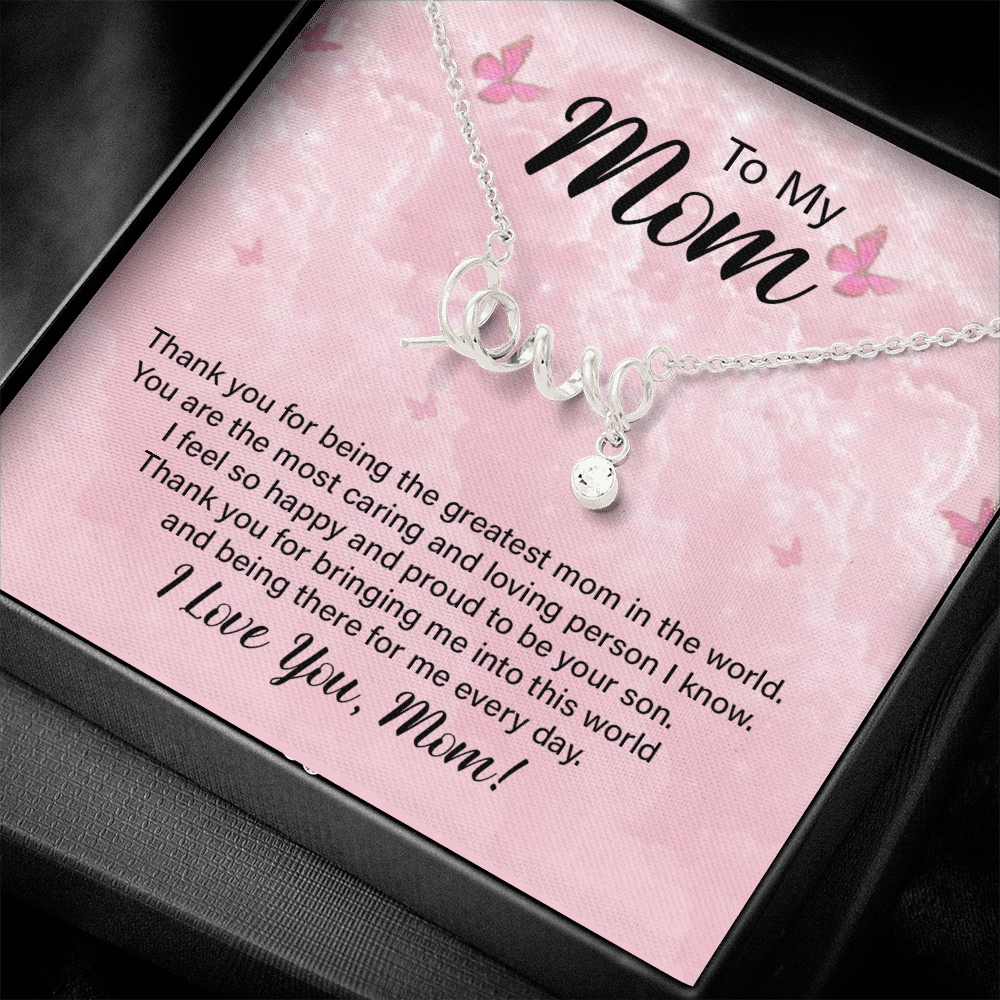 Love Necklace For Mom