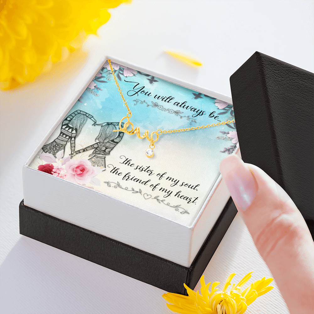Love Necklace For Sister