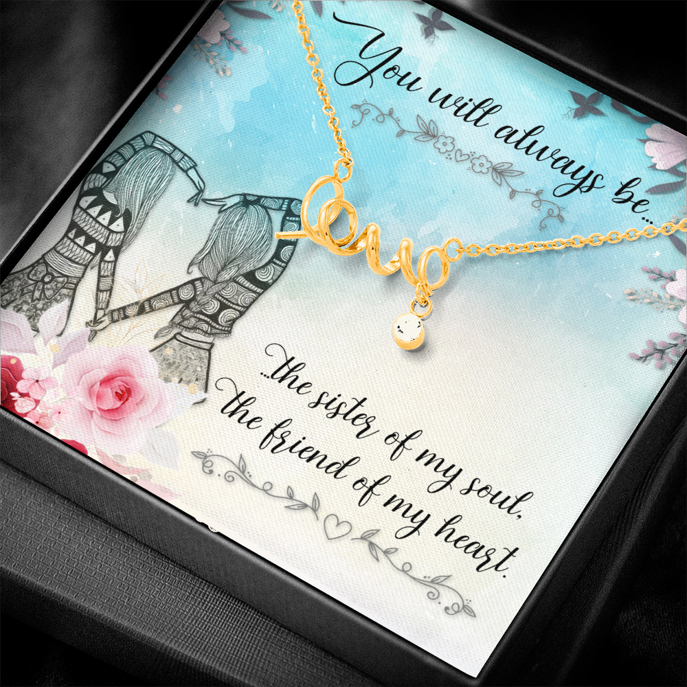 Love Necklace For Sister
