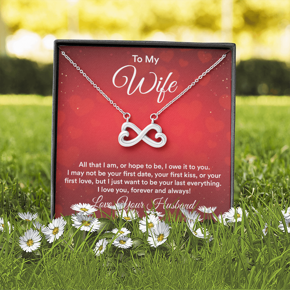 Infinity Heart Necklace For Wife