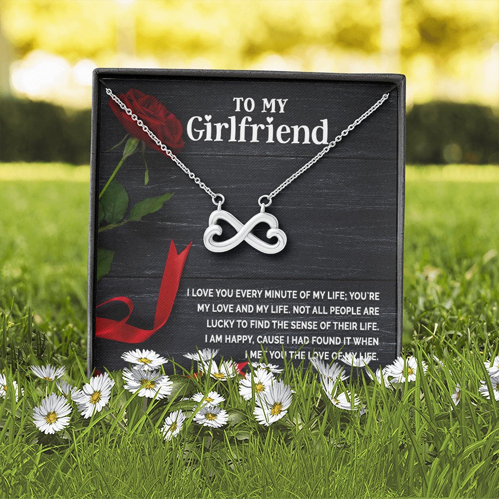 Infinity Heart Necklace For Girlfriend