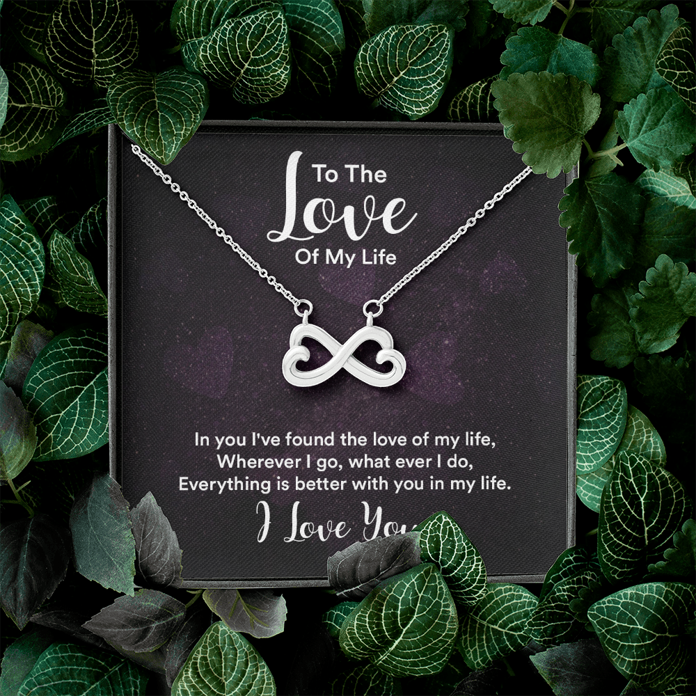 Infinity Heart Necklace For Love of Life