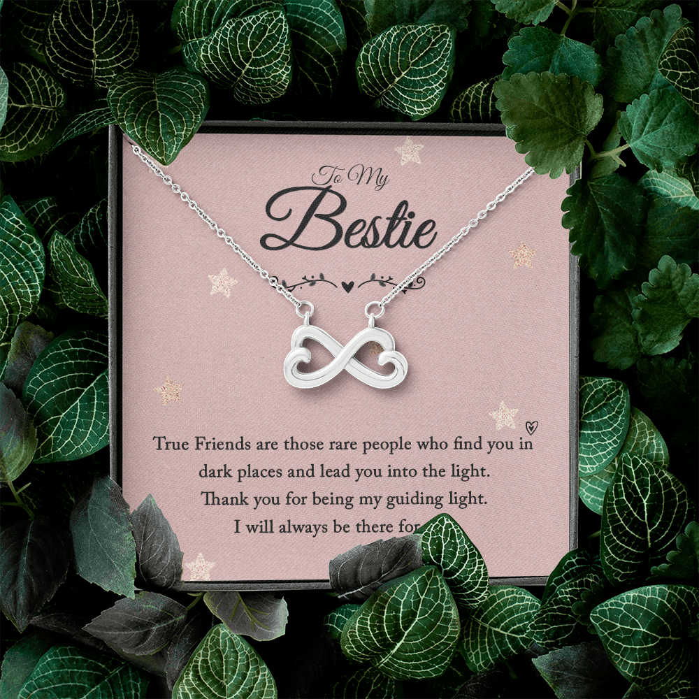 Infinity Heart Necklace For Bestie