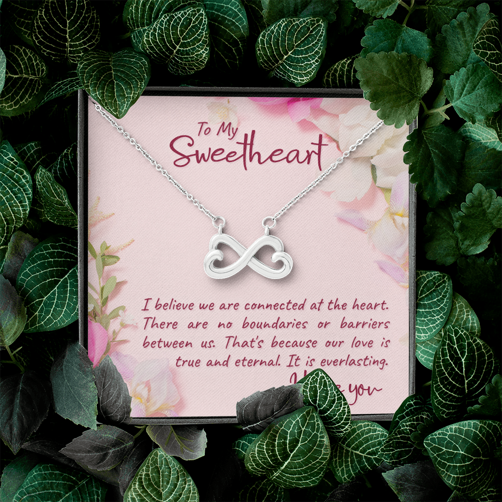 Infinity Heart Necklace For Sweetheart
