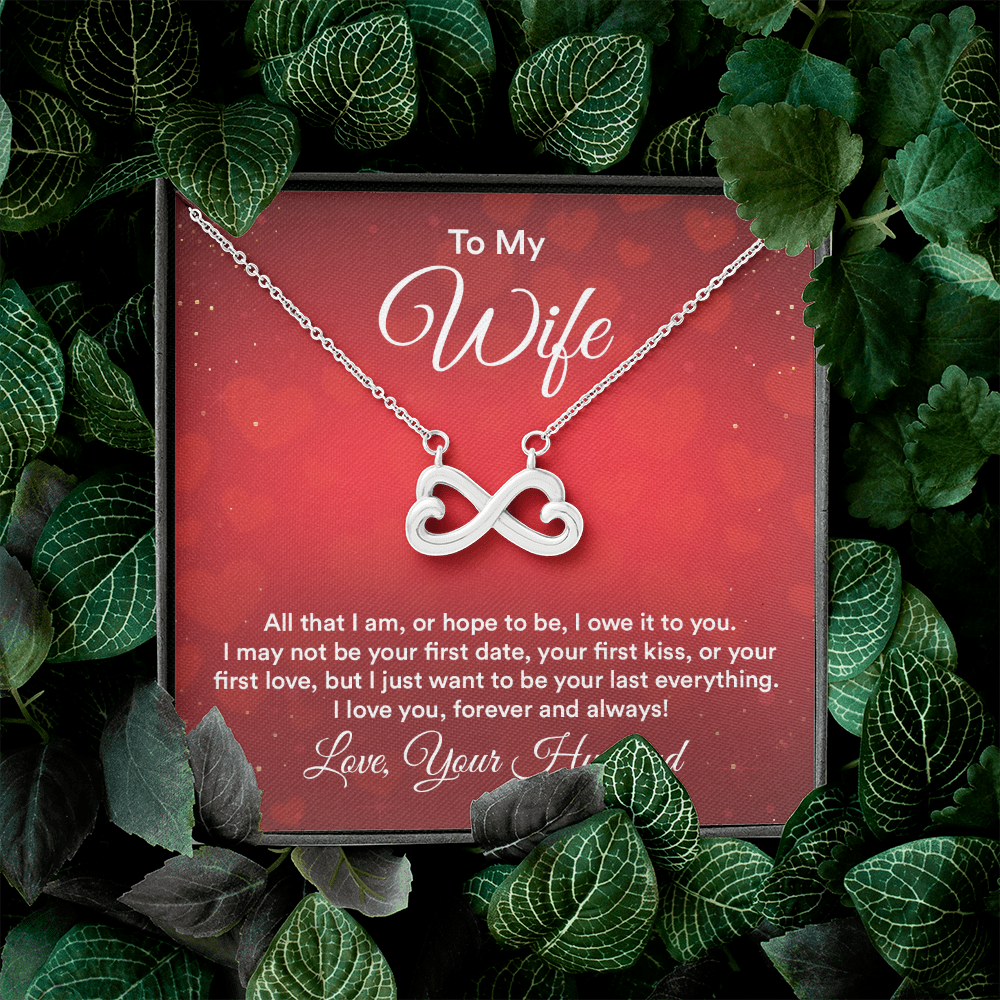 Infinity Heart Necklace For Wife